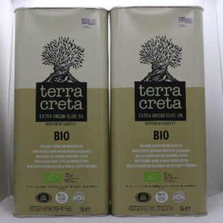 2 X 5L Terra Creta Estate ØKOLOGISK Ekstra Jomfruolivenolie - Koldpresset - Første presning - Se mere....