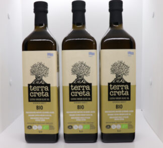 3 X 1L Terra Creta Estate ØKOLOGISK Ekstra Jomfruolivenolie - Koldpresset - Første presning - Se mere....