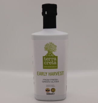 500ML Terra Creta Early Harvest - Gourmet Ekstra Jomfruolivenolie - Koldpresset [17gr.] - Første presning - Se mere....